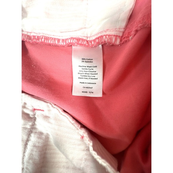 Talbots Women’s The Perfect Crop Collection Petite Bermuda Shorts – Pink Size 4P - Picture 11 of 14